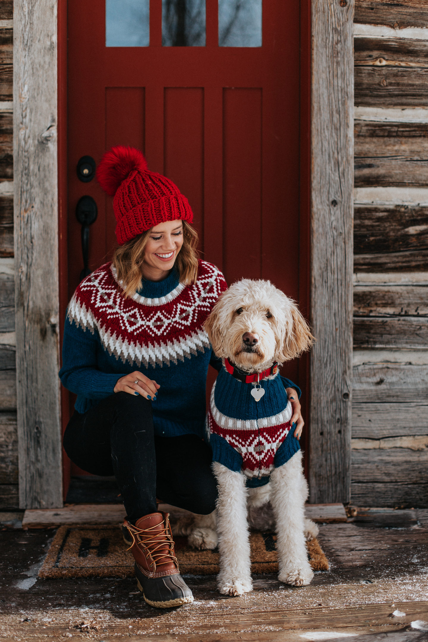 dog and owner sweaters